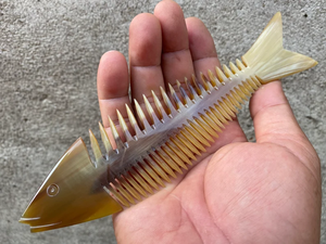 Peine de Cuerno de Buey Negro Ecológico con Logotipo Personalizado, con Mango, Dientes Anchos, para el Cuidado del Cabello y la Barba de los Hombres, Cuerno de Búfalo Pulido, Artesanía Saniya - Product Image 6