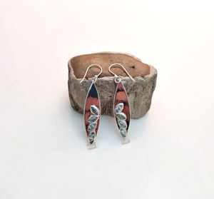 Wholesale Creative Design <b>Blue</b> Topaz Marquise Gemstone Sterling Silver Fine Huggie Earrings Jewelry for Wedding Gift Party - Product Image 4