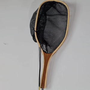 ตาข่ายซิลิโคนพับได้79.5ซม. ตาข่ายประมงพร้อมสวิตช์ล็อกสายพานคลิปหนีบเข็มขัด N02ตกปลาเทราต์ - Product Image 1