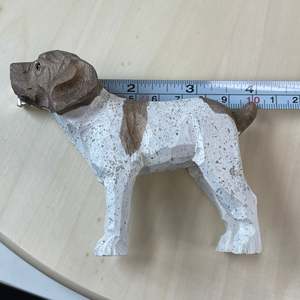 YEEYAYA legno fatto a mano cucciolo di cane statua di natale figurina & giocattolo per la decorazione per la casa intagliato da artista - Product Image 2