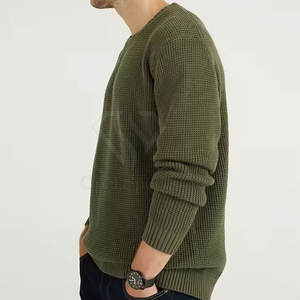 100% suéteres de algodón hechos para hombres último estilo suéteres para hombres 2025 nueva llegada suéteres para hombres - Product Image 3