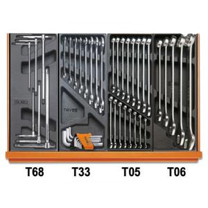 BETA Surtido de 104 herramientas universales en bandejas termoformadas ABS Juegos de herramientas versátiles - Product Image 4