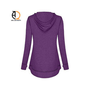 Sudadera con capucha para mujer Sudadera personalizada de estilo callejero Sudadera con capucha de serigrafía para mujer Sudadera con capucha barata para mujer - Product Image 6