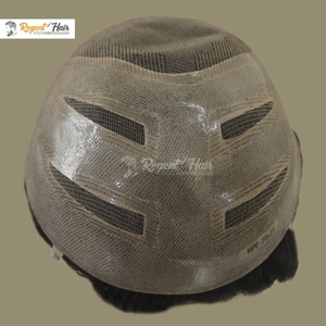 REGENT EU Premium Handcrafted 100% Human Remy Hair <b>Toupee</b> for Men Natural Wave Water Wave Straight Style Large Stock Available - Product Image 6