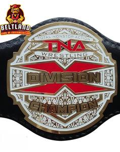 Ceinture de championnat de lutte de la division mondiale des poids lourds TNA IMPACT X, taille adulte, en zinc 2 mm 4 mm - Product Image 4