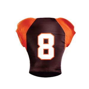 Jersey de Fútbol Americano Personalizado de Primera Calidad, 100% Poliéster, Impresión por Transferencia de Calor, con Mangas Cortas - Product Image 3