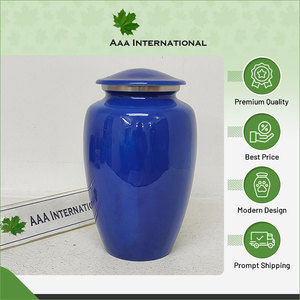 Colección única de urnas de cremación para adultos de aluminio de diseño personalizado para mantener las cenizas conmemorativas del fabricante y exportador indio - Product Image 2