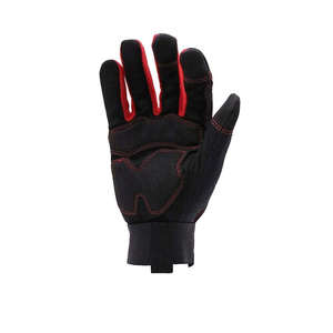 Gants de mécanicien Bout des Doigts Renforcé Paume Rembourrée Anti-Vibration Lisse Bracelet Réglable-Supérieur - Product Image 3