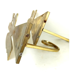 ที่ใส่ถุงน่องแบบแขวนดีไซน์นางฟ้าสีทองหรูหราเหมาะสำหรับตกแต่งคริสต์มาสงานเลี้ยงรื่นเริงและวันหยุด - Product Image 5