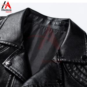 Chaqueta Bomber de cuero ecológica para hombre de talla grande Parka de invierno de alta calidad hecha a medida Moda Moto Biker 100% Original - Product Image 2