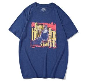 Camiseta Oversize Negra con Estampado Personalizado para Hombre, Estilo Hip Hop, Ecológica, con Etiquetas, Poliéster/Algodón - Product Image 4