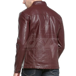 Chaqueta de invierno de cuero de moto de alta calidad diseño personalizado chaqueta de cuero de moto de último estilo - Product Image 2