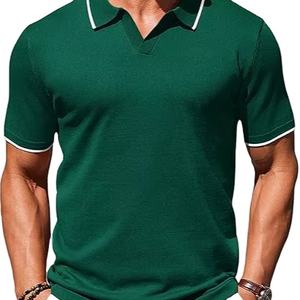 Nueva llegada de los hombres para los polos de ropa casual personalizada hecha en Pakistán con material de lona duradera patrón sólido - Product Image 1