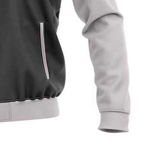 Chaqueta Universitaria de Marca Privada con Parches Personalizados, Chaquetas Universitarias de Satén al por Mayor para Hombre y Mujer - Product Image 6