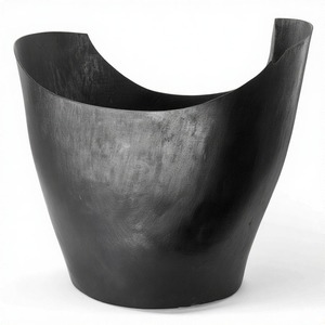 Cesta con base de árbol de aluminio con grabados florales antiguos, diseñada para hogares con necesidades clásicas de estilo navideño europeo - Product Image 6