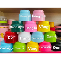 Emballage de soins de la peau cosmétiques ODM OEM vert bleu violet rose conteneur de beurre corporel en plastique PET pot de crème 250ml manufacture du Vietnam