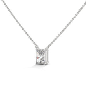 Pendentif en argent avec diamant de laboratoire de haute qualité, bijoux raffinés conçus pour une élégance intemporelle, la mode quotidienne et le style. - Product Image 2