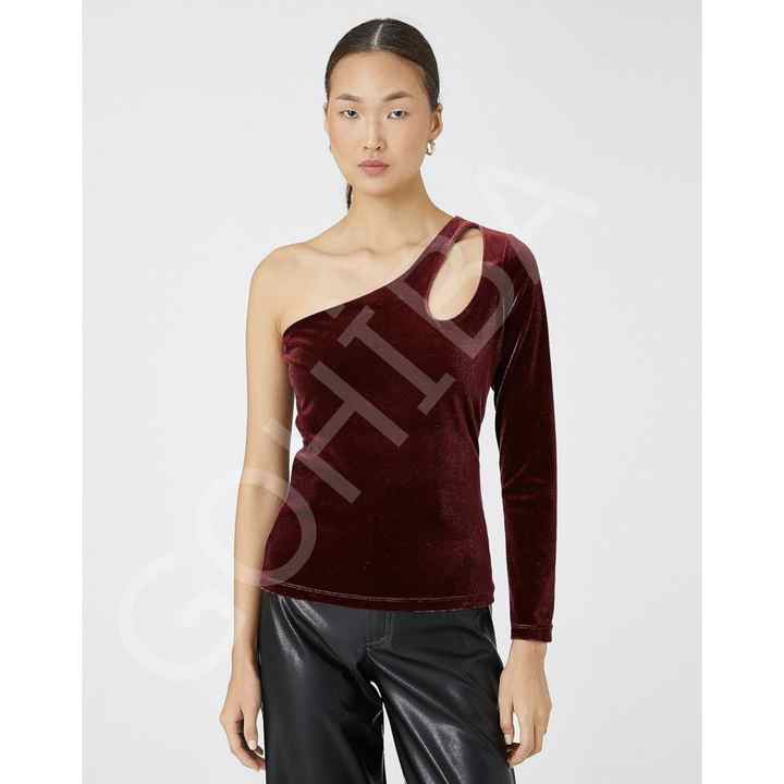 Women's Velvet Blouse