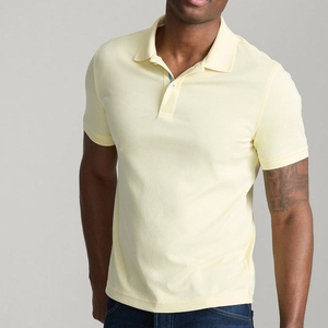 Polos para hombre más vendidos OEM, polos de manga corta personalizados con algodón duradero, ropa de calle cómoda y larga de gran tamaño - Product Image 4