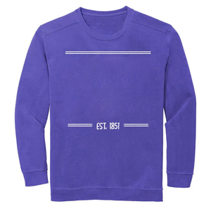 Multi-Color Custom Greek Sorority Sweatshirt Casual Winter Acid Wash Print avec des lettres grecques brodées sur le devant - Product Image 2