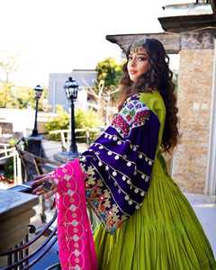 Vestido largo Maxi para mujer, ropa de última moda, con borla personalizada y bordado de monedas, vestido Kuchi tradicional afgano para mujer - Product Image 2