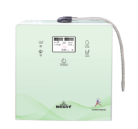 Purificateur d'eau alcaline ionisée de grande taille en titane plaqué platine IonPrince 59 ROBOT 5 Électrolyse Eau alcaline domestique