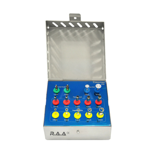 Kit de coupe-tissus dentaire en acier et plastique pour implants, guide de perforation tissulaire, trephine, tournevis hexagonaux, certifié CE Classe I R.A.A. INTERNATIONAL - Product Image 1