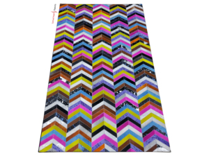 Handmade Hiện Đại <span class=keywords><strong>3D</strong></span> Bò Tóc Da Thảm Vuông Dệt Bông Lông Thú Tự Nhiên <span class=keywords><strong>In</strong></span> Máy Khâu Cho Phòng Khách Khu Vực Thảm Bộ - Product Image 2