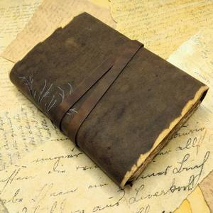 Tạp Chí da cổ điển được thiết kế với một cây nghệ thuật của cuộc sống khắc trên bìa trước được làm từ chất lượng cao đau khổ - Product Image 4