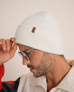 Gorro de invierno unisex 100% lana transpirable y cálido logotipo personalizado de la mejor calidad para bebés - Product Image 3