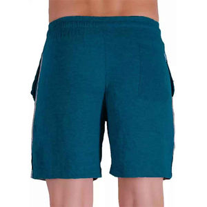 Pantalon court décontracté à motif uni pour hommes avec fermeture à la taille élastique Short pour homme anti-rides avec logo personnalisé en gros - Product Image 3