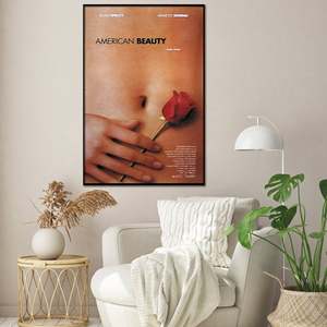 American Beauty Wall <b>Poster</b> Modern Design Style Made of Paper - Product Image 3