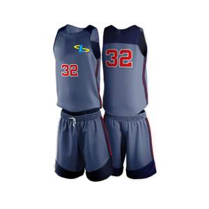 Concevez votre propre uniforme de basket-ball avec logo, prix de gros, vente chaude, uniforme de basket-ball 100% polyester - Product Image 3