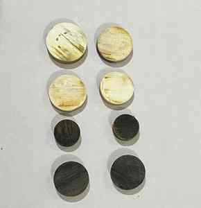 Botón de cuerno de Búfalo Blanco de alta calidad, espacios en blanco, cuerno de vaca africano, botones decorativos en blanco para botones, industria directa desde la India - Product Image 6