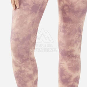 Leggings de yoga sur mesure de nouveau style leggings de yoga à taille élastique de couleur unie fabriqués au Pakistan leggings de yoga - Product Image 6