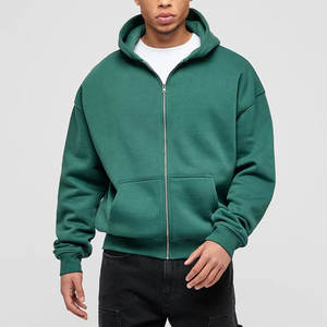 เสื้อฮู้ดดี้ผ้าฝ้ายแท้ 100% แบบมีซิปสำหรับผู้ชาย ดีไซน์ยอดเยี่ยม ผลิตในปากีสถาน เสื้อผ้าผู้ชายสุดฮิต สินค้าทันสมัย เสื้อฮู้ดดี้โอเวอร์ไซส์ - Product Image 5