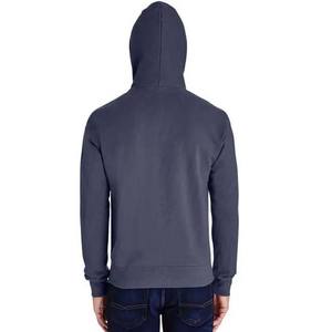 Jersey de color personalizado sudaderas con capucha para hombre precio al por mayor manga larga 100% algodón manga larga básica sudaderas con capucha para hombre - Product Image 3