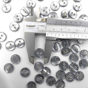 Modern 20L Two-Hole Resin <b>Buttons</b> Eco-Friendly Polishing Technique Two Eyelets Gray Color - Product Image 5
