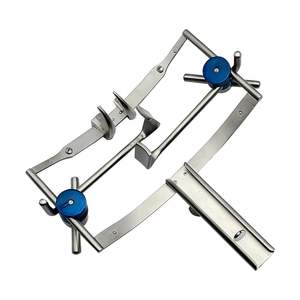 Marco de mordaza de boca de acero inoxidable Dingman 3 cuchillas de lengua Retractor de mejillas Abridor de boca Juego completo Equipo dental quirúrgico - Product Image 4