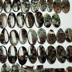 Gemas de Obsidiana Mexicana Natural Multicolor en Cabujón Suelto para Joyería - Product Image 4