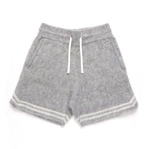 Shorts tricotés surdimensionnés pour hommes, personnalisés, décontractés, en polyester/coton, avec cordon de serrage, imprimé numéroté, taille haute, respirants, imperméables, haute qualité - Product Image 3