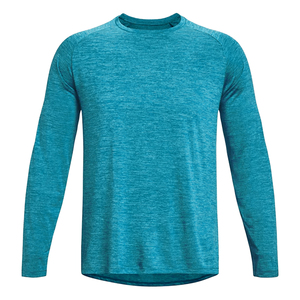 Chemises à manches longues en satin décontracté pour hommes de haute qualité personnalisable solide brossé tricoté Design respirant High Street - Product Image 3