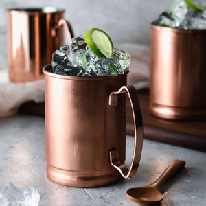 แก้วมักทำจากทองแดงมอสโกมิวล์แก้วมัคทองแดงพร้อมกล่องบรรจุภัณฑ์พิมพ์แบบกำหนดเองและโลโก้โดย hho ทำจากทองแดง100% - Product Image 5