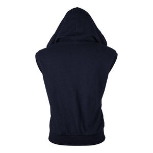Man Muscle Fit Sleeveless Hoodie Sleeveless Gym Hoodie Blank Workout Hoodie - Product Image 6