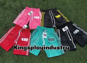 Pantalones cortos de calidad superior para hombre con cordón de punta de metal Última moda y pantalones cortos de moda Poliéster/Nylon Casual Liso teñido - Product Image 2