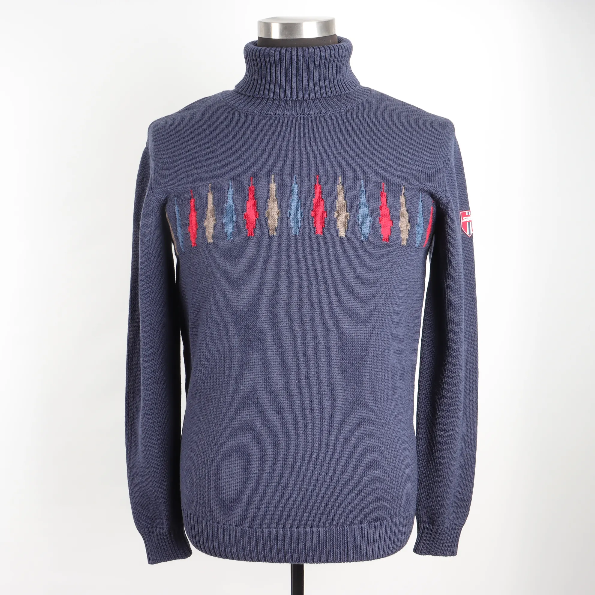 New designed merino wool mens sweater long sleeve pullover