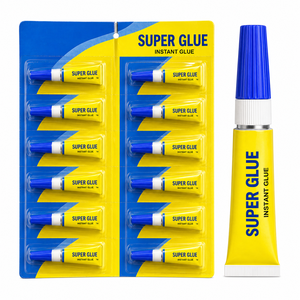 Pegamento Líquido Transparente <span class=keywords><strong>Universal</strong></span> de 3g, 12 Unidades por Tarjeta, Adhesivo de Secado Rápido y Fuerte Unión para Uso Doméstico y Bricolaje, Precio Económico - Product Image 2