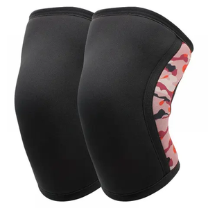 Genouillères de compression confortables et respirantes pour la boxe, la salle de sport, les sports, en coton/polyester de haute qualité, saison printanière - Product Image 5