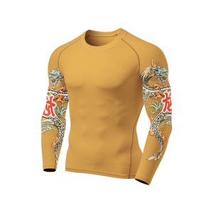 Rashguard de MMA y BJJ con Diseño Personalizado y Tu Logotipo, Spandex/Poliéster Transpirable de Secado Rápido, Manga Larga para Hombre - Precios al por Mayor - Product Image 4