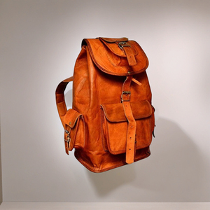 กระเป๋าเป้สะพายหลังของผู้หญิงหนังแท้สไตล์วินเทจแบบกำหนดเอง2025กระเป๋าเดินทางหนังพู่ห้อยหนังแฟชั่นสำหรับนักเรียน - Product Image 4